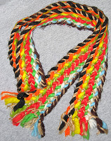 braided scarf